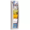 Paperflow paper holder QUICK BLICK 4062.02 — desktop organizer with 5 compartments, grey