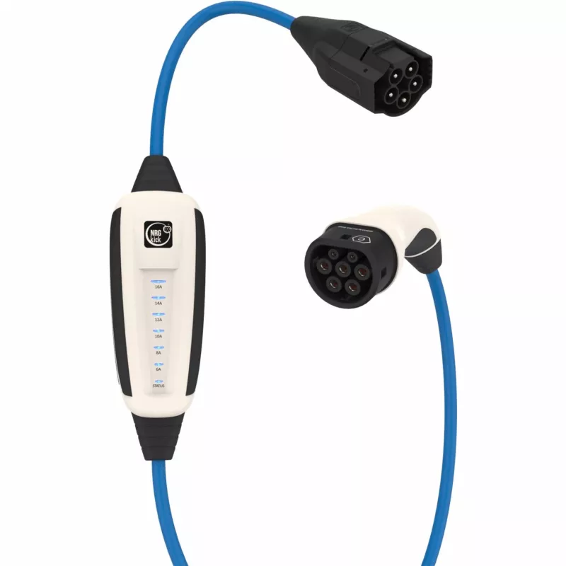 Mobile Wallbox 16A 10m Pure (White, 11 kW, 10 Meter Cable, Wi-Fi + Bluetooth)