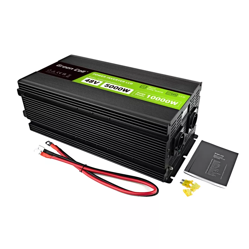 LCD converter 48V 5000W/10000W Pure sine with display