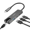 USB3.2 Gen1 hub, 3-port with 2.5G ethernet