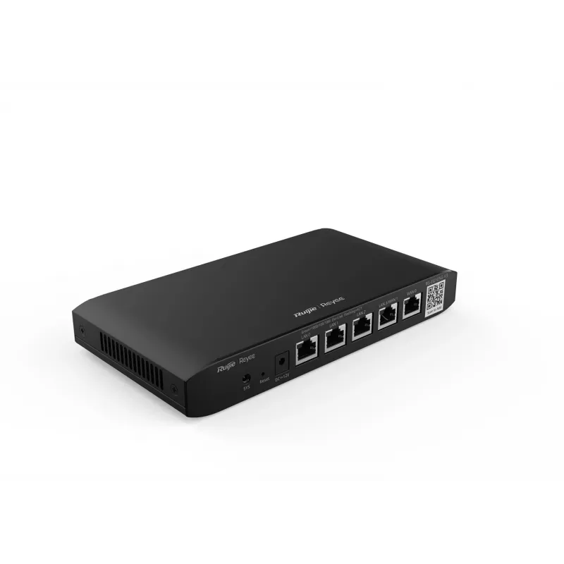 Wireless router RUIJIE RG-EG105G-V3 Dual Band Wi‑Fi 5, 2 cores, 128 MB RAM, 32 MB flash, 4 LAN + 2 WAN Gigabit ports, black