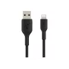 Cable Braided USB-Light ning 15cm black