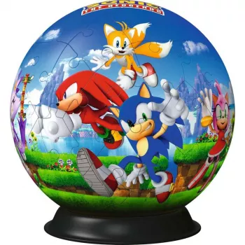 3D puzzle ball Ravensburger Sonic the Hedgehog, 72 pieces, model 11592