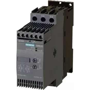 Siemens Soft Starter Motor Power at 400 V 15 kW Motor Power at 230 V 7.5 kW 400 V/AC Rated Current 32 A 3RW3027 (3RW3027-1BB14)