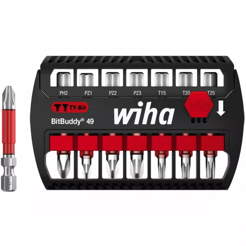 Bit set Wiha BitBuddy TY 49 mm