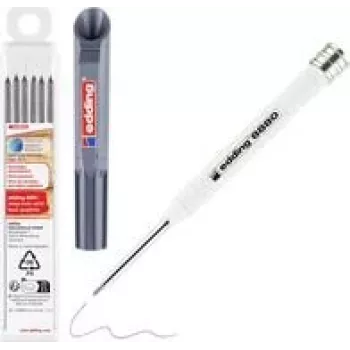 Pencil Tieflochmarker Edding 8880 White – single white marker pencil for deep-hole marking