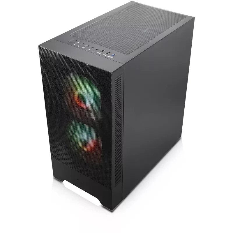 PC Case Set Silentware Flow 100 ARGB MESH — 2×140 mm front, 1×120 mm rear
