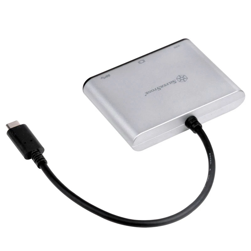 External video adapter SILVERSTONE CH7517 USB-C to VGA (Chrontel CH7517) external display connection