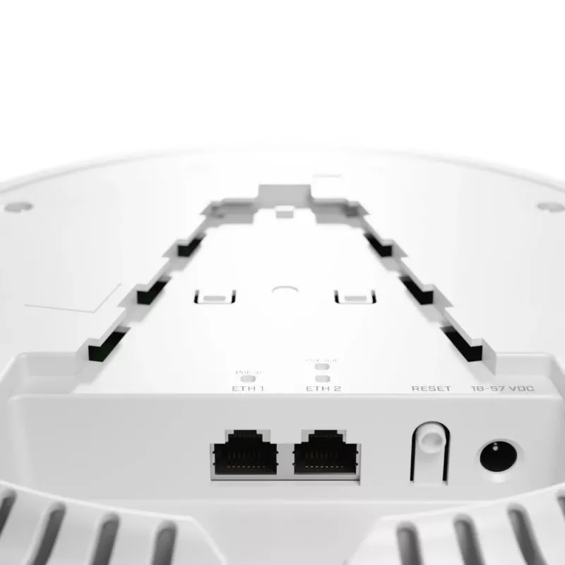 Access point MikroTik cAP ax ceiling mount Wi‑Fi 6 dual‑band 2.4 GHz/5 GHz, 1774 Mbps, 2x RJ45, IP20, RouterOS