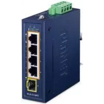Unmanaged Switch PLANET IP30 IGS-514PT 4-Port Gigabit Ethernet PoE