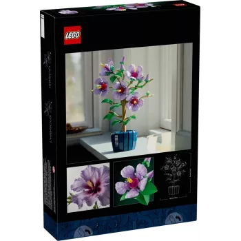 LEGO botanical build set Hibiscus Flower 10372 – 660 pieces, display model, 250×360×130 mm