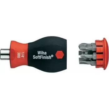 Screwdriver set wiha 33740/33741 with ergonomic handle and precision tips