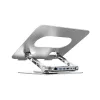 Laptop stand Unitek D1109B01 — aluminium adjustable stand with detachable USB‑C HDMI 4K PD 100W, 2x USB‑A, RJ‑45, for up to 17 inch