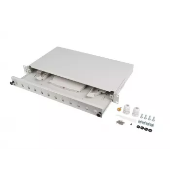 Patch panel Lanberg FOP1-12SS-LDS Grey ABS Steel 19 inch