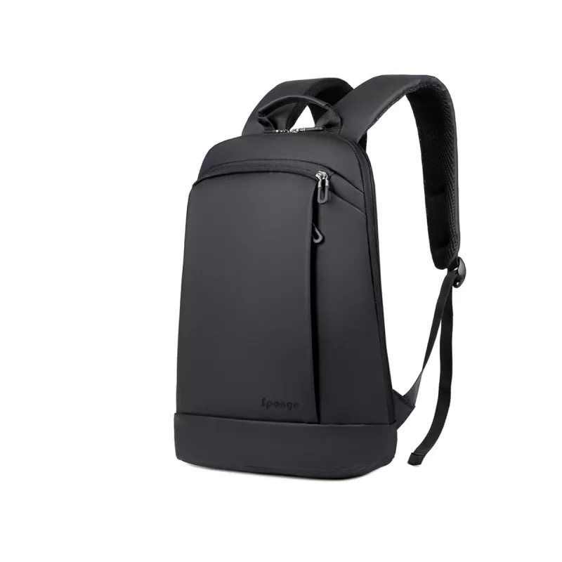 Backpack Sponge Thinbag 15.6 inch Black — Sponge slim laptop backpack, fits 15.6 inch devices