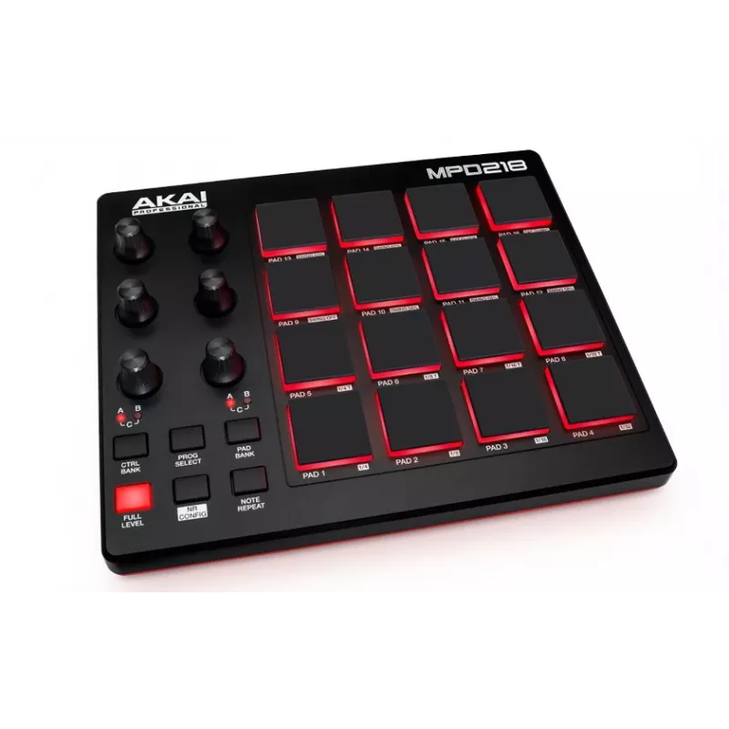 Audio Mixer Akai MPD218 Black 16 Pads USB MIDI Controller