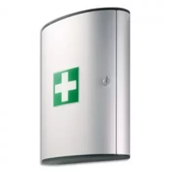 Durable 197323 First Aid Box L, aluminium, silver