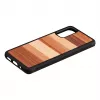 Phone case man and wood Galaxy S20 black — protective back cover for Samsung Galaxy S20