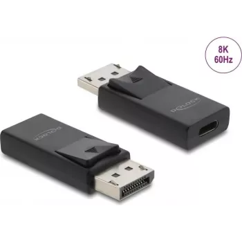 DELOCK USB Type-C to DisplayPort Adapter 8K with HDR and HDCP Support
