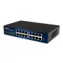 Managed Switch ALLNET 112534 L2 Gigabit Ethernet 16 Ports 19U Black