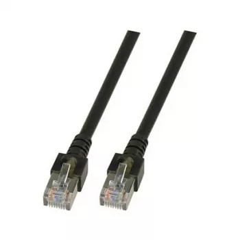 EFB-Elektronik RJ45 Patch Cable Cat.5e SF/UTP PVC CCA black 0,5m Manufacturer: EFB Elektronik (K5456.0,5)