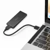 M.2 SATA SSD Enclosure QOLTEC 51854 USB 3.0 tool-free