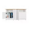 GALAX 30/1D WHITE/ARTISAN BEDSIDE TABLE
