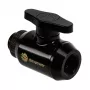 Bitspower Stopcock 1x F 1/4 inch & 1x G1/4 inch Male, Rotatable - matt black