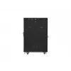 Lanberg FF01-6822-12BL Freestanding Rack Cabinet 22U 600x800mm Black with Glass Door LCD