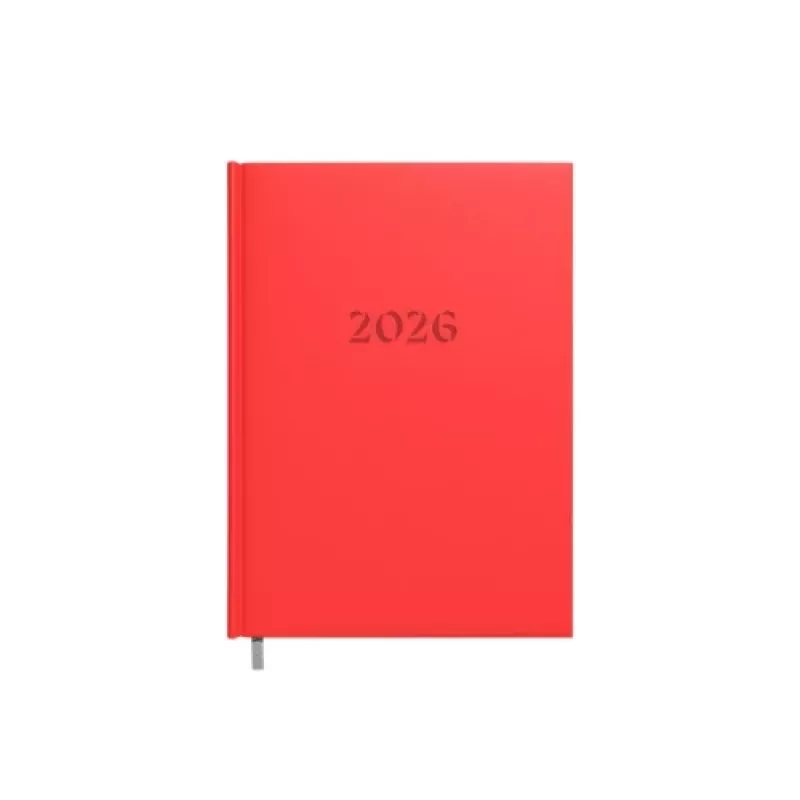 Planning notebook Buroodisain 241728-006 A5 red with 2026 calendar
