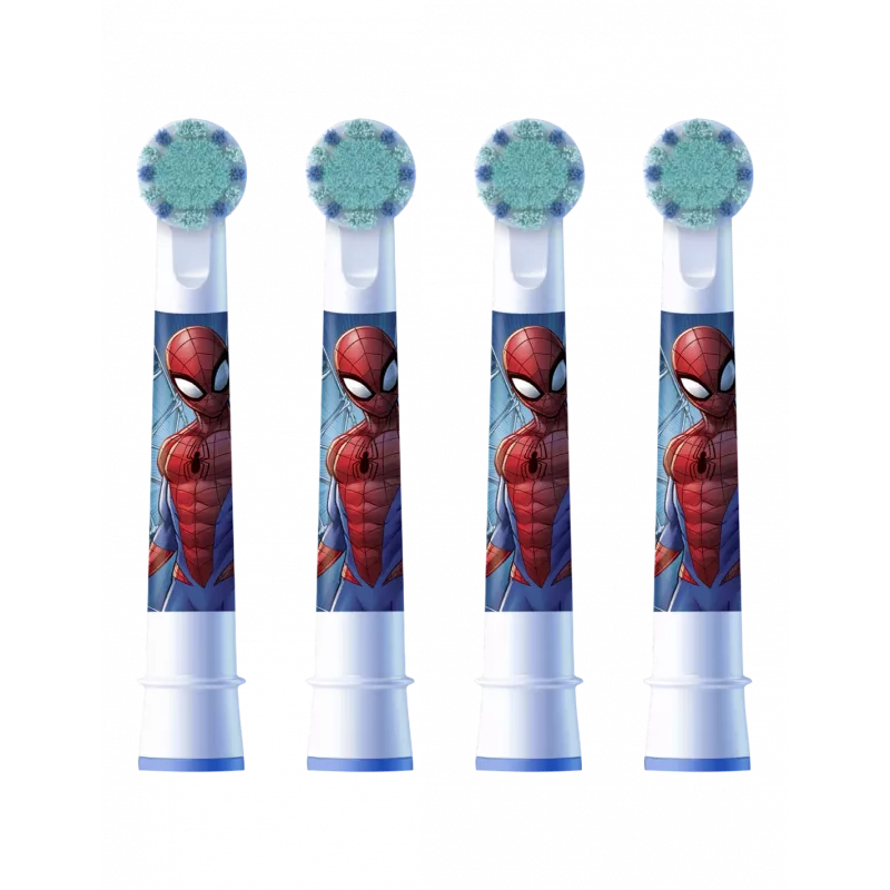 Oral-B EB10-4 Kids Spiderman replacement brush heads, 4 pcs