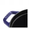 Cast iron cocotte Staub 4.25 L, 29 cm, blue