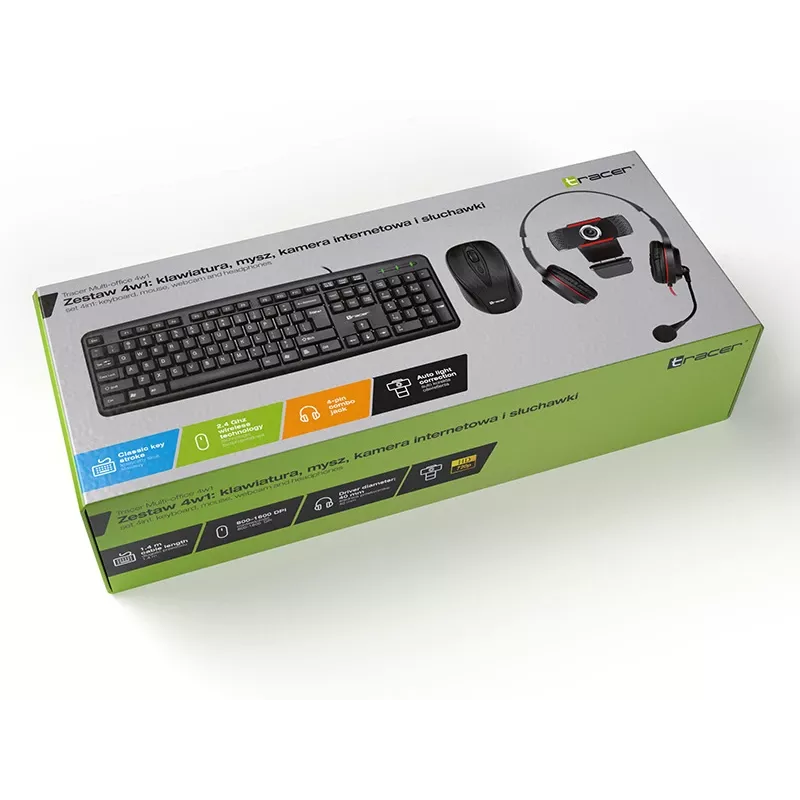 Wireless 4-in-1 Multi Office Printer TRACER 46695 with USB Connectivity