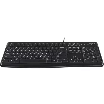 Logitech K120 Keyboard USB QWERTY Spanish Black (920-002499)