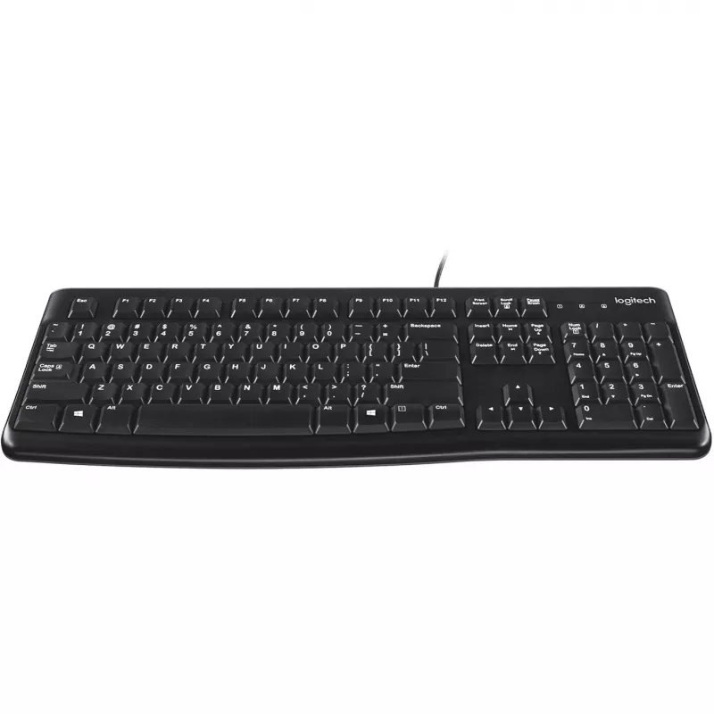 Logitech K120 Keyboard USB QWERTY Spanish Black (920-002499)