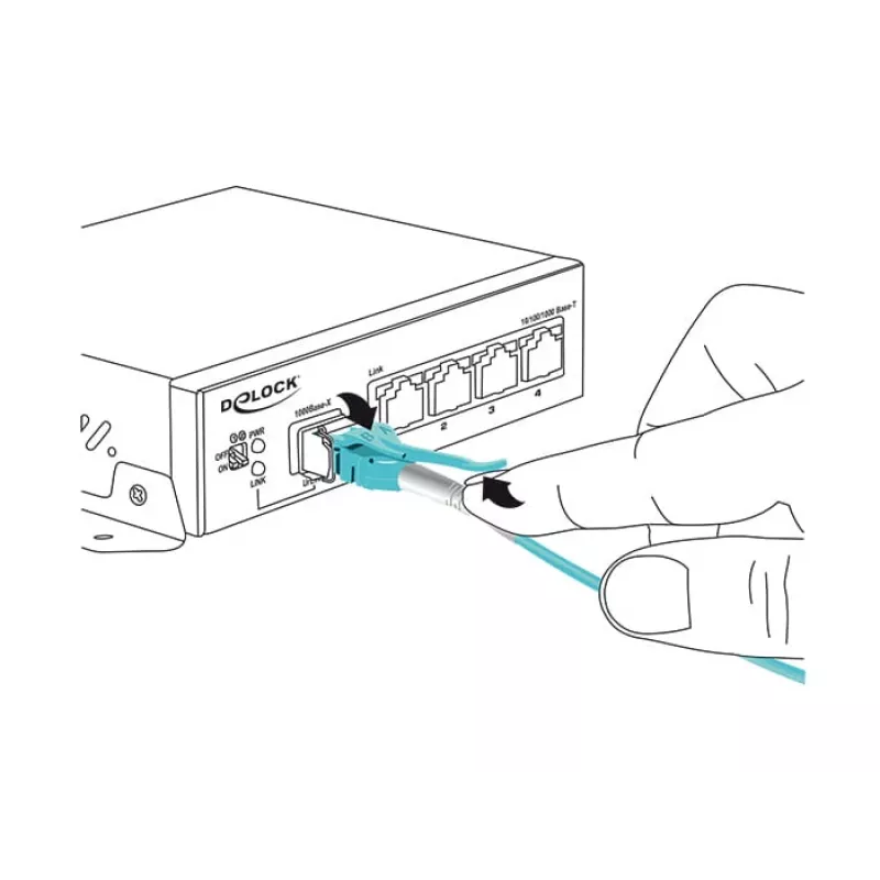 Fibre Optic Cable DeLOCK 1m 2xLC