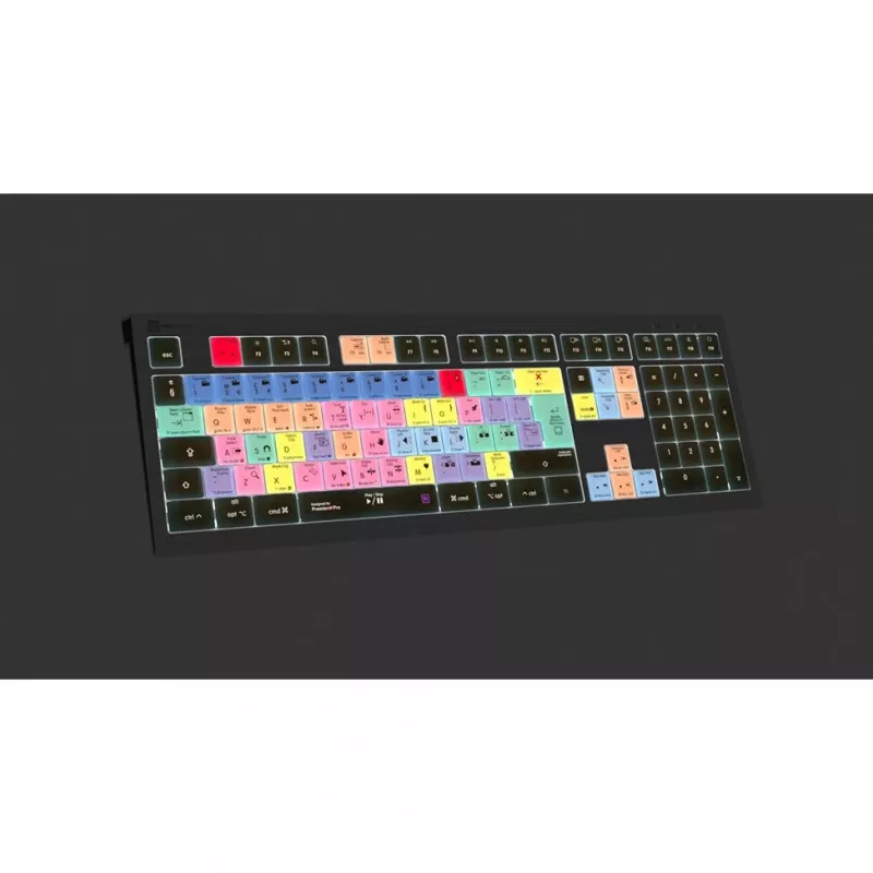 Logickeyboard LKB-PPROCC-A2M-UK Keyboard USB QWERTY English Black (LKB-PPROCC-A2M-UK)