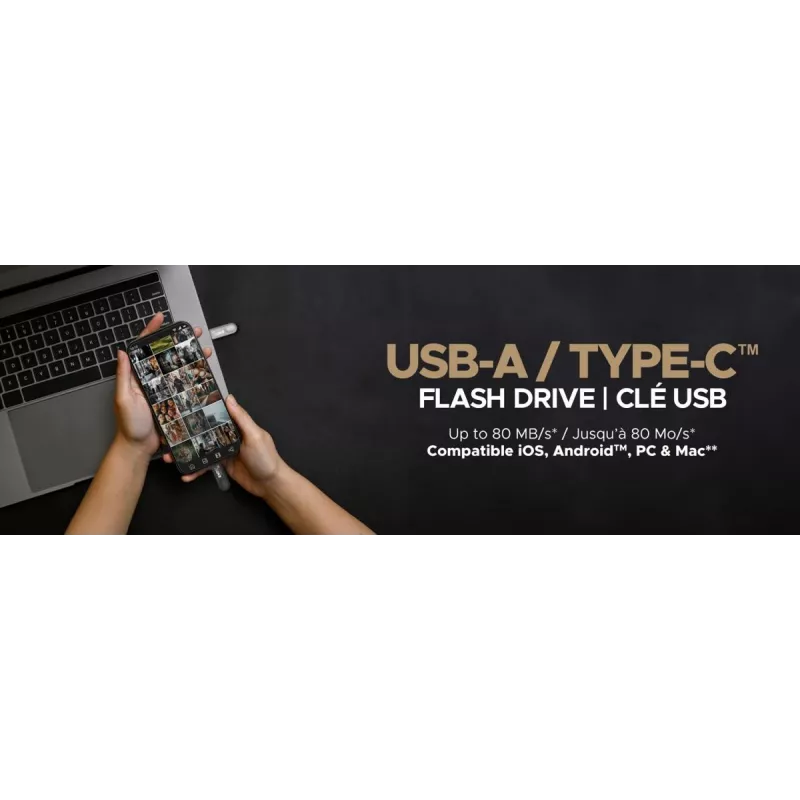 USB flash drive Emtec 128 GB USB Type-C 3.2 Gen 1 C280