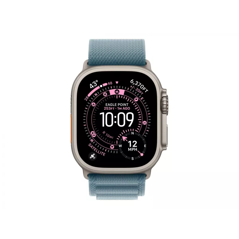Band Apple MFTJ4ZM/A Smart Wearable Accessories Blue Titanium Polyester Spandex