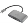 Renkforce USB-C®, VGA Adapter [1x USB-C® Plug - 1x USB-C® Socket (Power Delivery), VGA-Socket, USB 3.2 Gen 1 Socket A (USB 3.0)] RF-HUB-151 (RF-4754992)