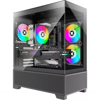 Miditower ATX case w/o PSU XG172 Xilence