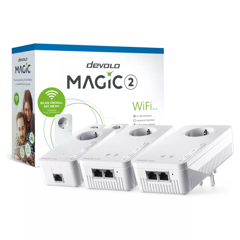 Magic 2 WiFi next Multiroom Kit, Powerline 3 Adaper