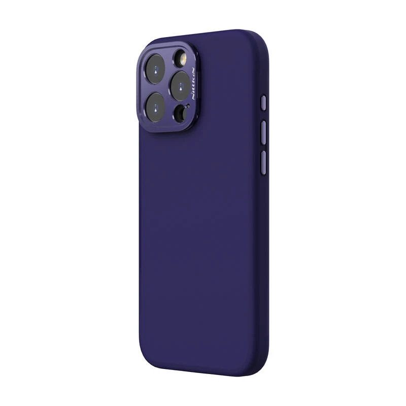 Phone case Nillkin LensWing Magnetic for iPhone 16 Pro Max — purple, magnetic attachment, precise cutouts
