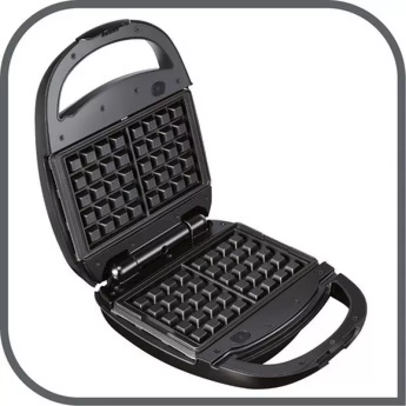 Tefal SW342D38 3-in-1 Sandwich Maker, Black/Stainless Steel