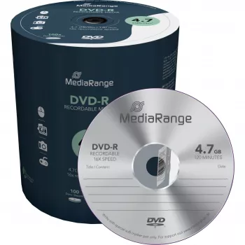 MediaRange MR442 blank DVD 4.7 GB DVD-R 100 pcs