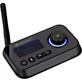 Bluetooth transceiver Omnitronic BDT-5.0 Bluetooth 5.0 range 30 m
