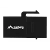 Keystone module LANBERG KSU6-3000 — Cat6 U/UTP RJ-45 female to RJ-45 female, flat construction, black