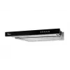 Akpo WK-7 Light Glass 50 Under-cabinet cooker hood Stainless Steel, Black