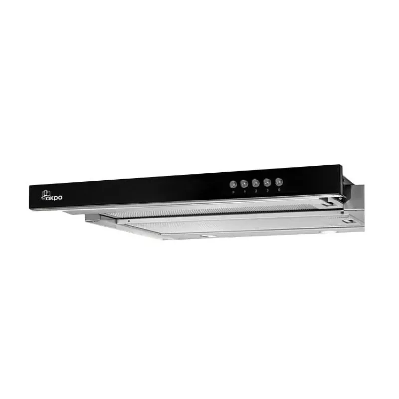 Akpo WK-7 Light Glass 50 Under-cabinet cooker hood Stainless Steel, Black