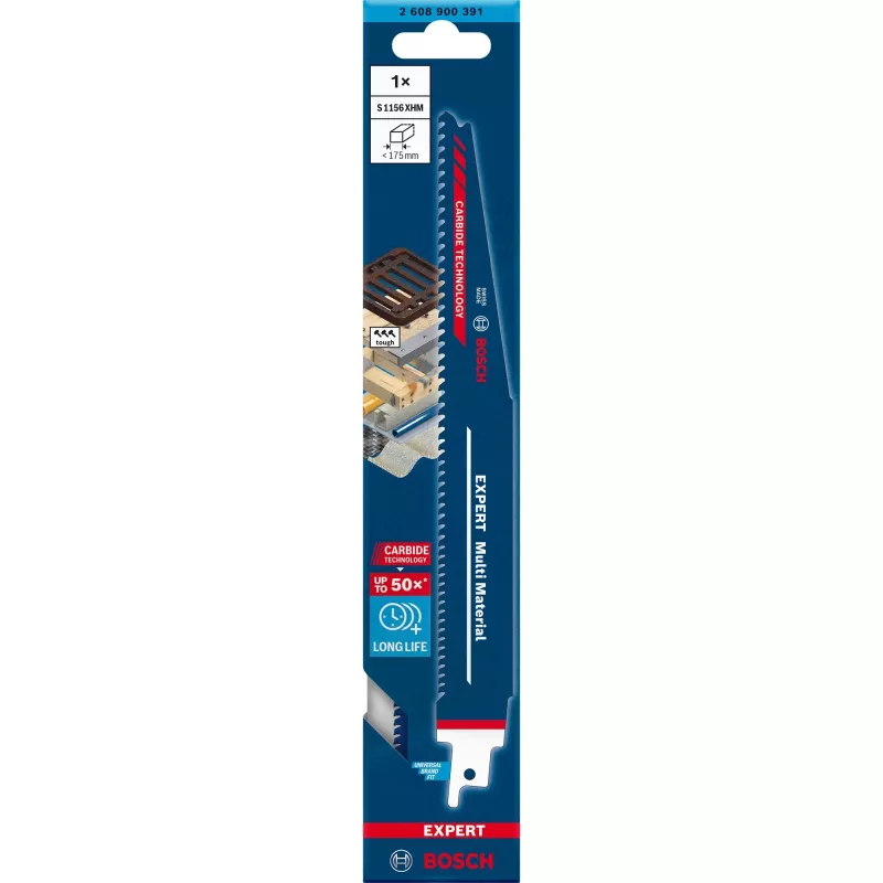 Bosch S 1156 XHM Sabre saw blade High carbon steel (HCS) 1 pc(s)